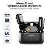 MAONO T1 Mini Wireless Lavalier Microphone Lapel Mini Mic Pro Sound for iPhone 16/15 Android Tablet and PC with AI Noise Cancellation Auto Clipping
