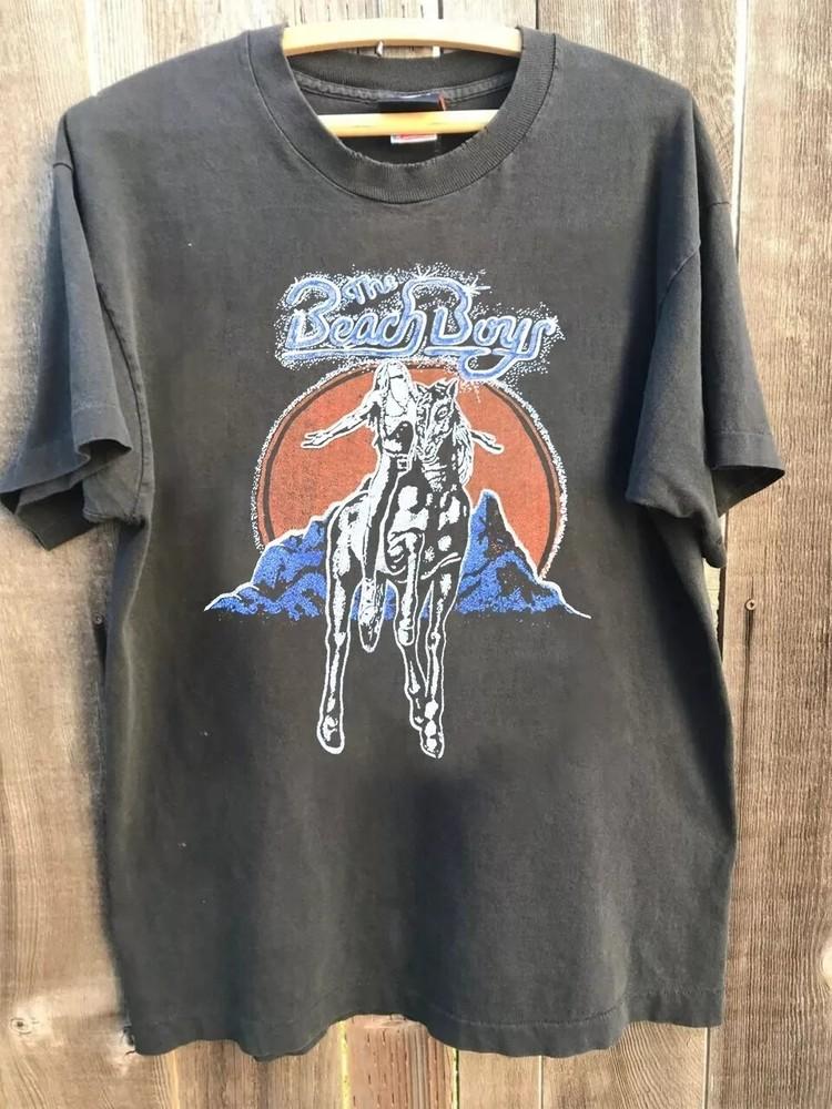 

The Beach Boys Grand Happening 90#039s Retro Style Unisex T shirt Reprint S5XL Unisex T-Shirt M