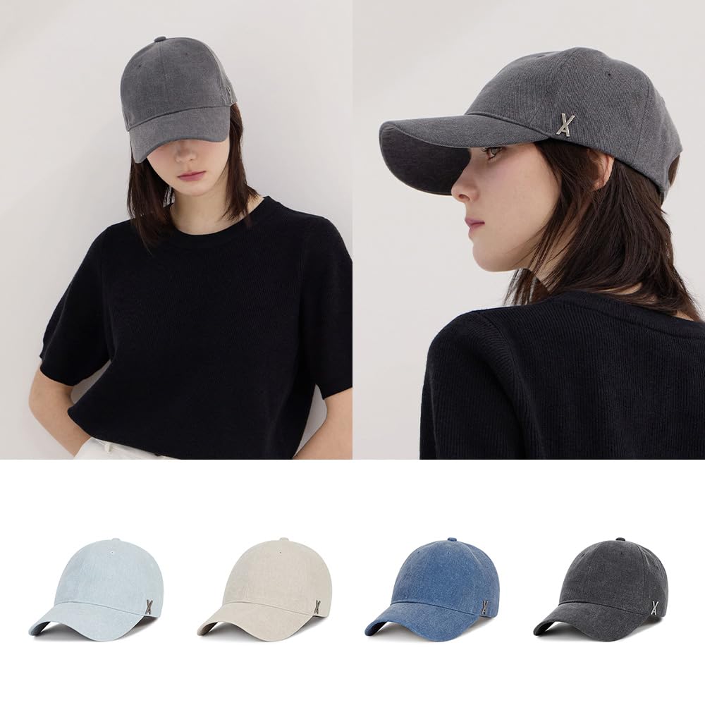 VA Stud Pigment Ball Cap Black