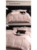 Luxury Minimalist Cotton Embroidered Duvet Set – 4-Piece High-Thread Pure Cotton Bedding