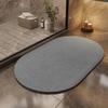 Kieselgur Fußmatte Harte Matte Kieselgur harte Platte Toilettenbodenmatte Badezimmer wasserabsorbierende rutschfeste Matte Schnelltrocknende Fußmatte