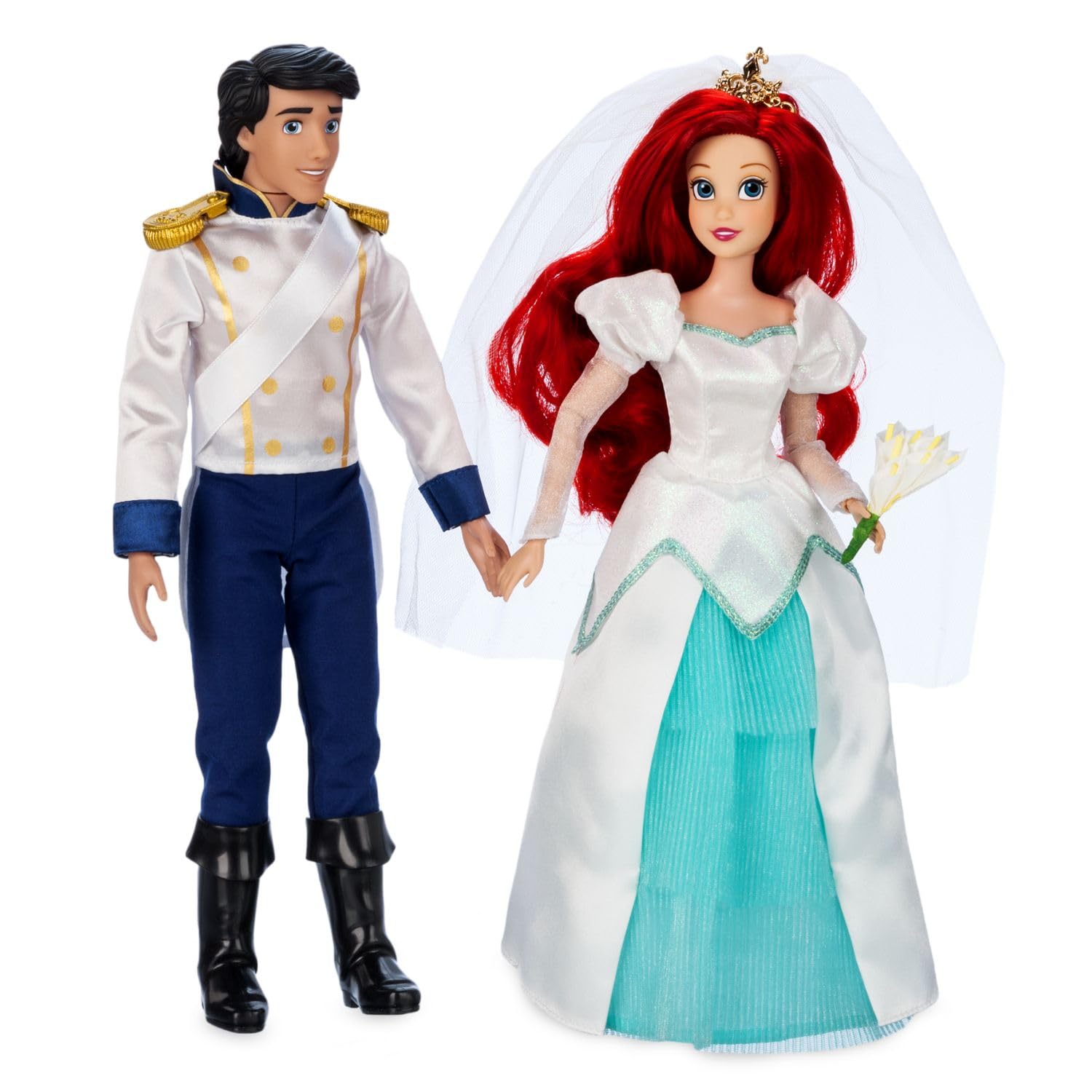 

Disney Ariel and Eric Wedding Doll Set The Little – Mermaid.