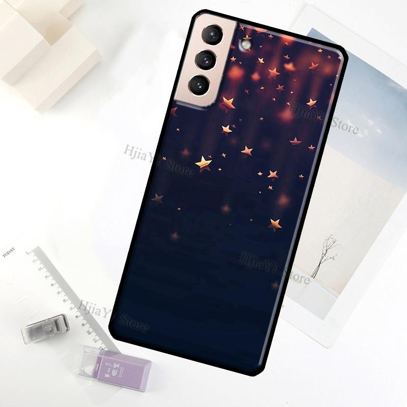 Bright Stars Art Case For Samsung Galaxy S23 Ultra Note 20 10 S9 S10 Plus S20 S21 FE S22 Ultra Phone Cover