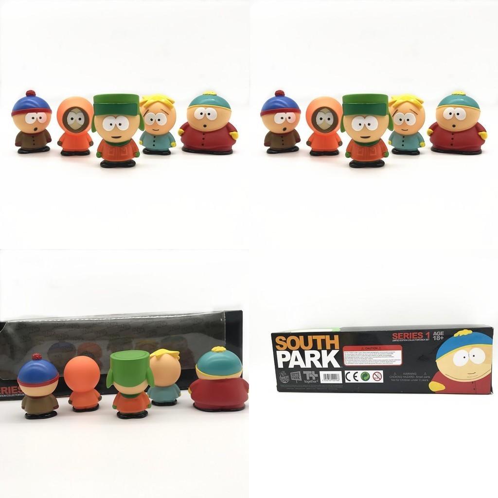 5pcs South Park Figures Block Set For Children's Imagination Play And Home Decoration