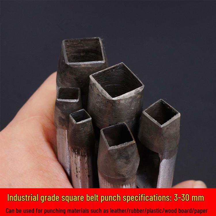 DIY Square Leather Punch Tool for Carving