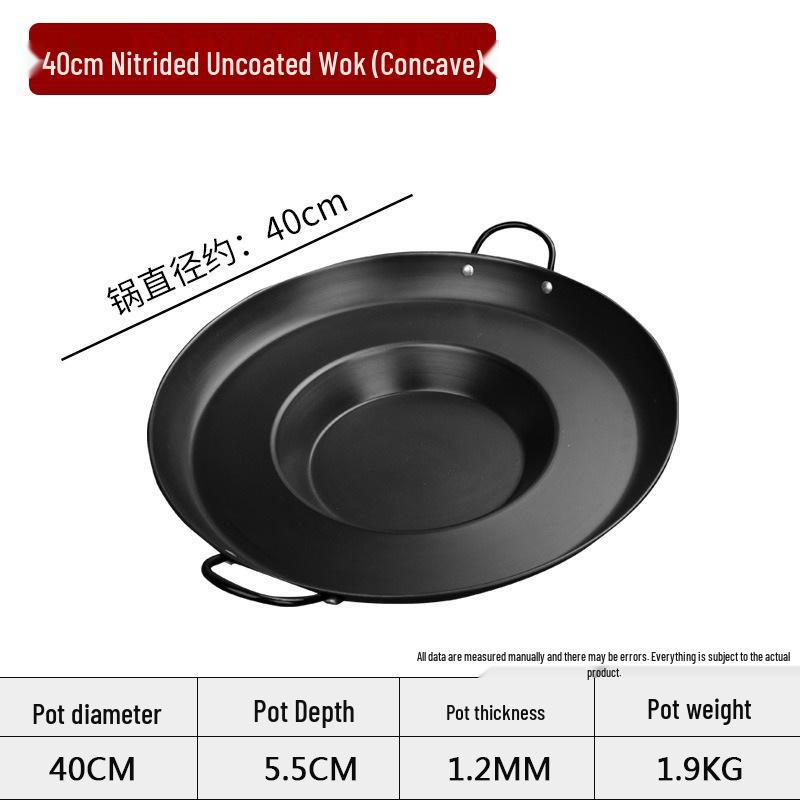 Guizhou Shabu-Grill Non-Stick Hot Pot with Flat Bottom and Concave-Convex Design for Tofu and Fried Potatoes.