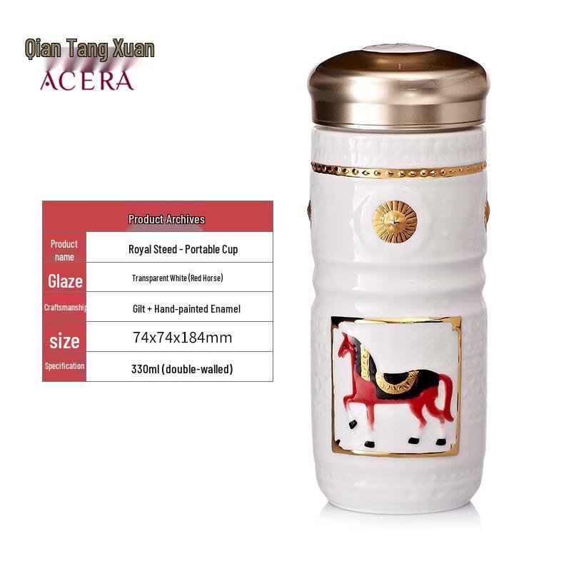 Qian Tang Xuan Living Ceramic Royal Steed Mug