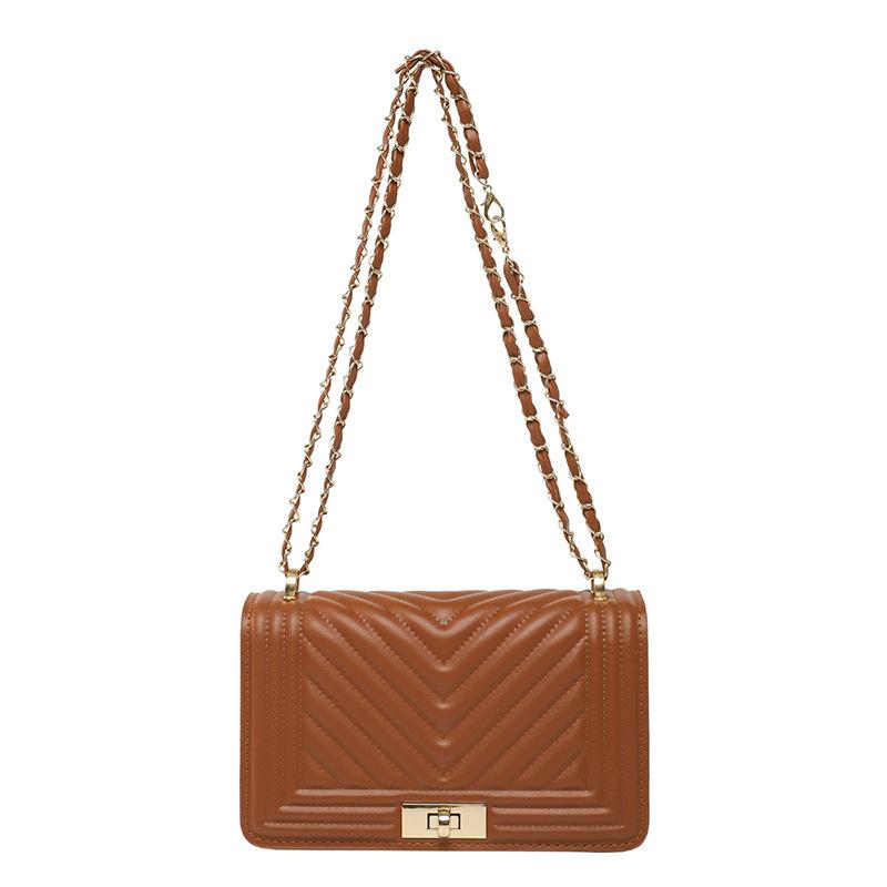 This Year's Popular Fashion Korean Version Retro Chain Small Bag Women's 2025 Spring Fashion Temperament Messenger Bag Small Square Bag