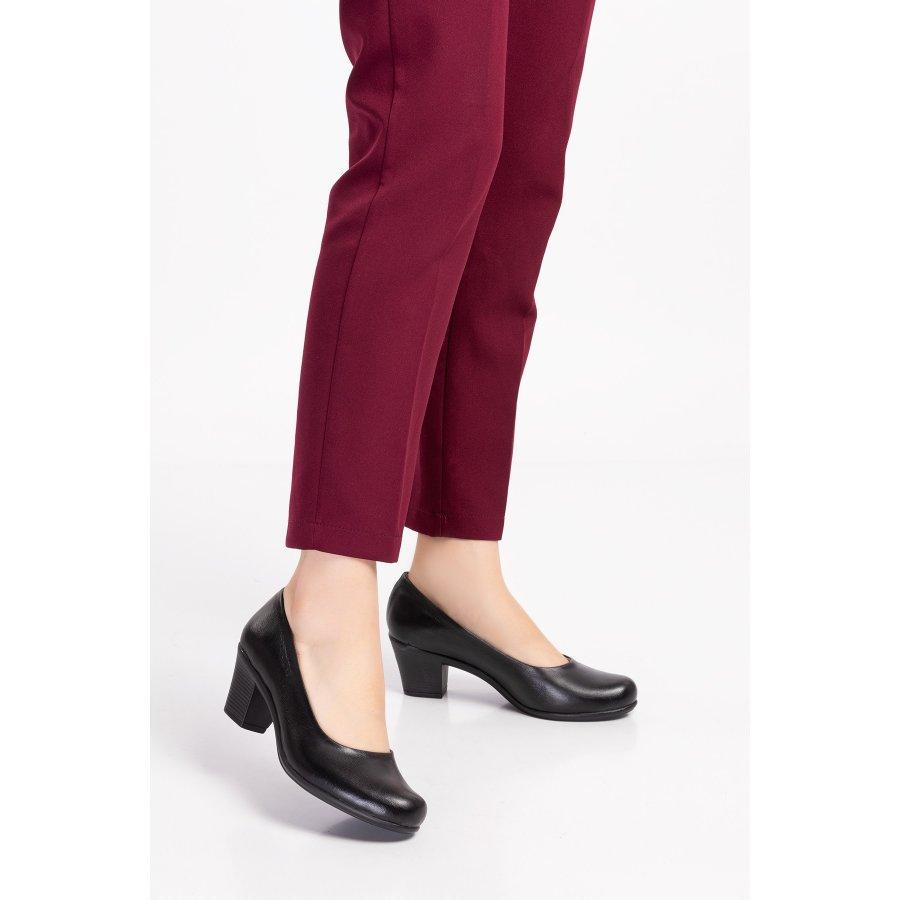 Women's Genuine Leather Mid Heeled Shoes