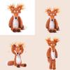 Plush Fox Toy With Pp Cotton Filling For Kids And Baby Sleep Comfort