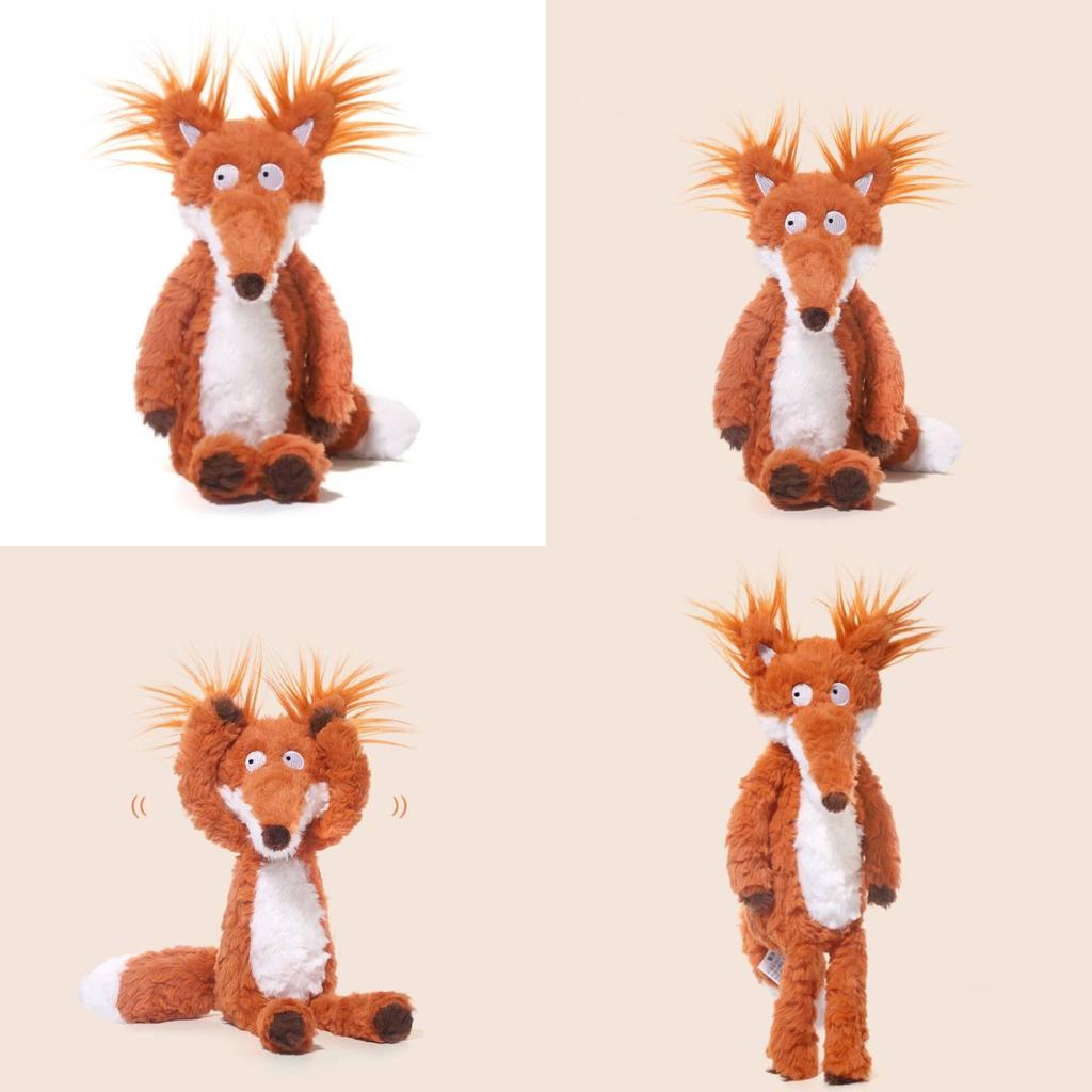 Plush Fox Toy With Pp Cotton Filling For Kids And Baby Sleep Comfort