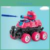 Childrens Toy Lightup Inertial Offroad Tank With Deformable Features For Playtime