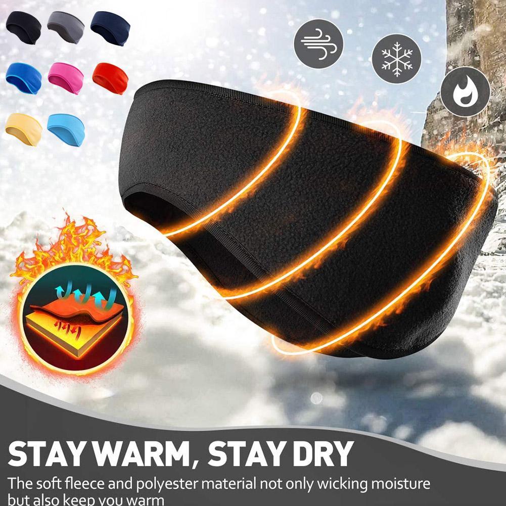 Warm Earmuffs Unisex Women Men Fleece Ear Warmer Winter Headband Ear Band Ear Muff Fashion Band O8P7