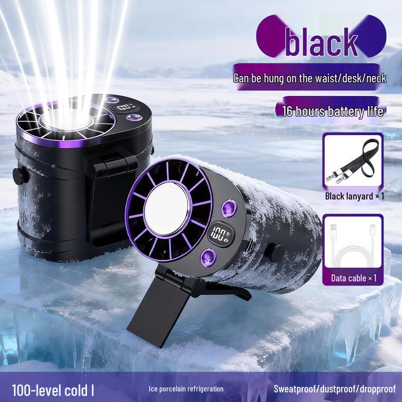 

2026 Rechargeable USB Hanging Waist Fan for Outdoor Camping & High-Temperature Workplaces JY-05
