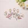 Butterfly Rhinestone Tassel Keychain: Elegant Pendant Gift for Women