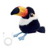 Automatic Flapping Birds Cat Toy Interactive Cat Teaser with 3 Wing Modes Chirping Sounds Self-Play Exercise Toy for Indoor Cats
