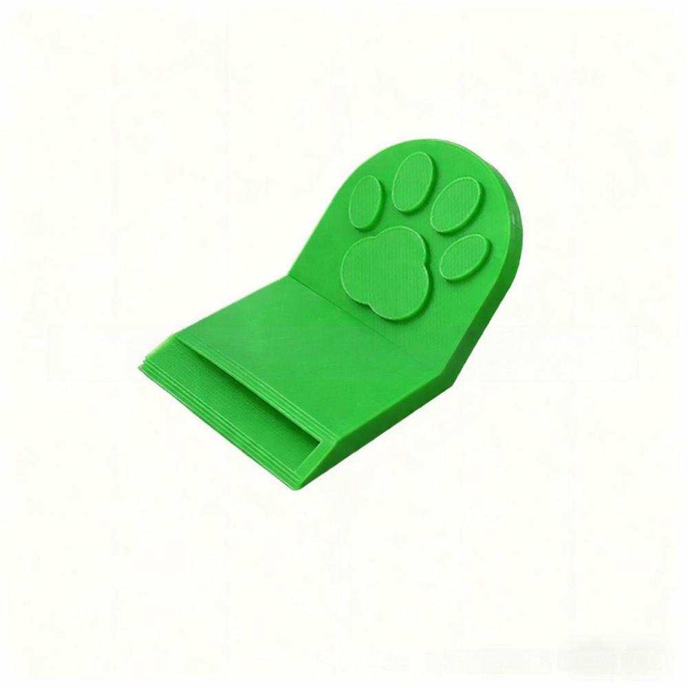Cute Non-Slip Grip Cat Food Can Opener Easy-Clean Plastic Bottle Opener Cat Paw Ergonomic Canned Food Opener Cat Dog