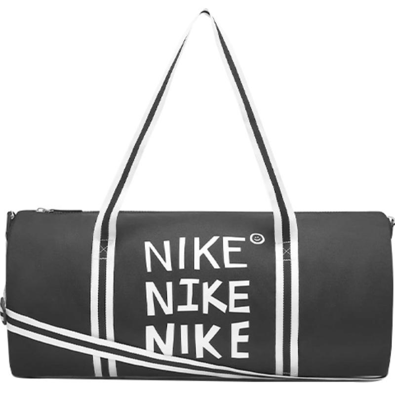 

Nike Heritage Polyester Portable One Shoulder Crossbody Gym Bag Tubas Men s Black Casual DQ5735-010 чёрный