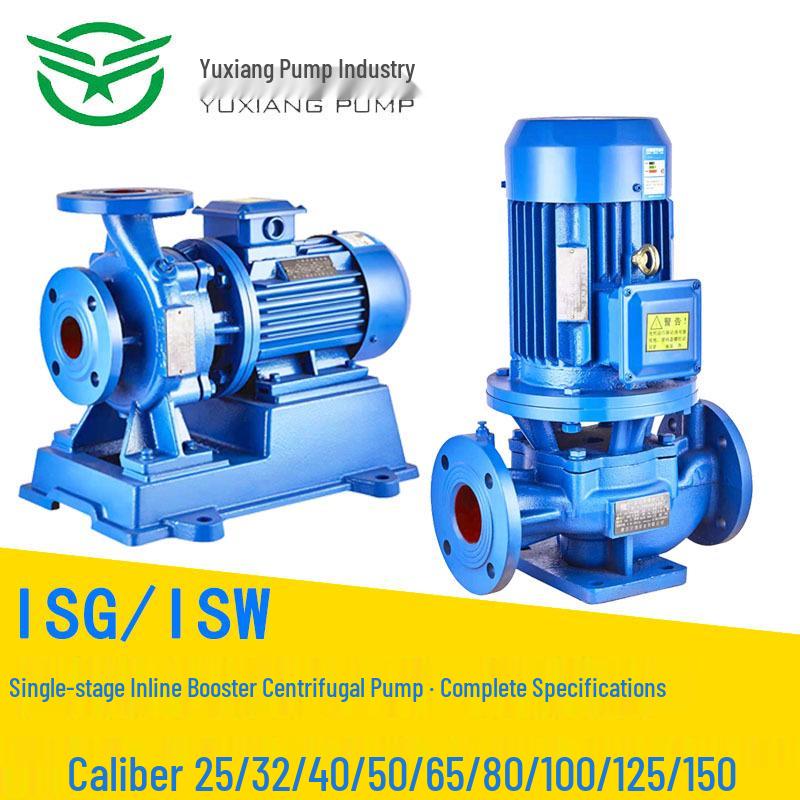 ISG Vertical High-Flow Industrial Pump: Hot/Cold Water Circulation & Pipeline Booster