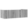Wall Shelf Gray Sonoma 100x35x30.5 cm Particleboard