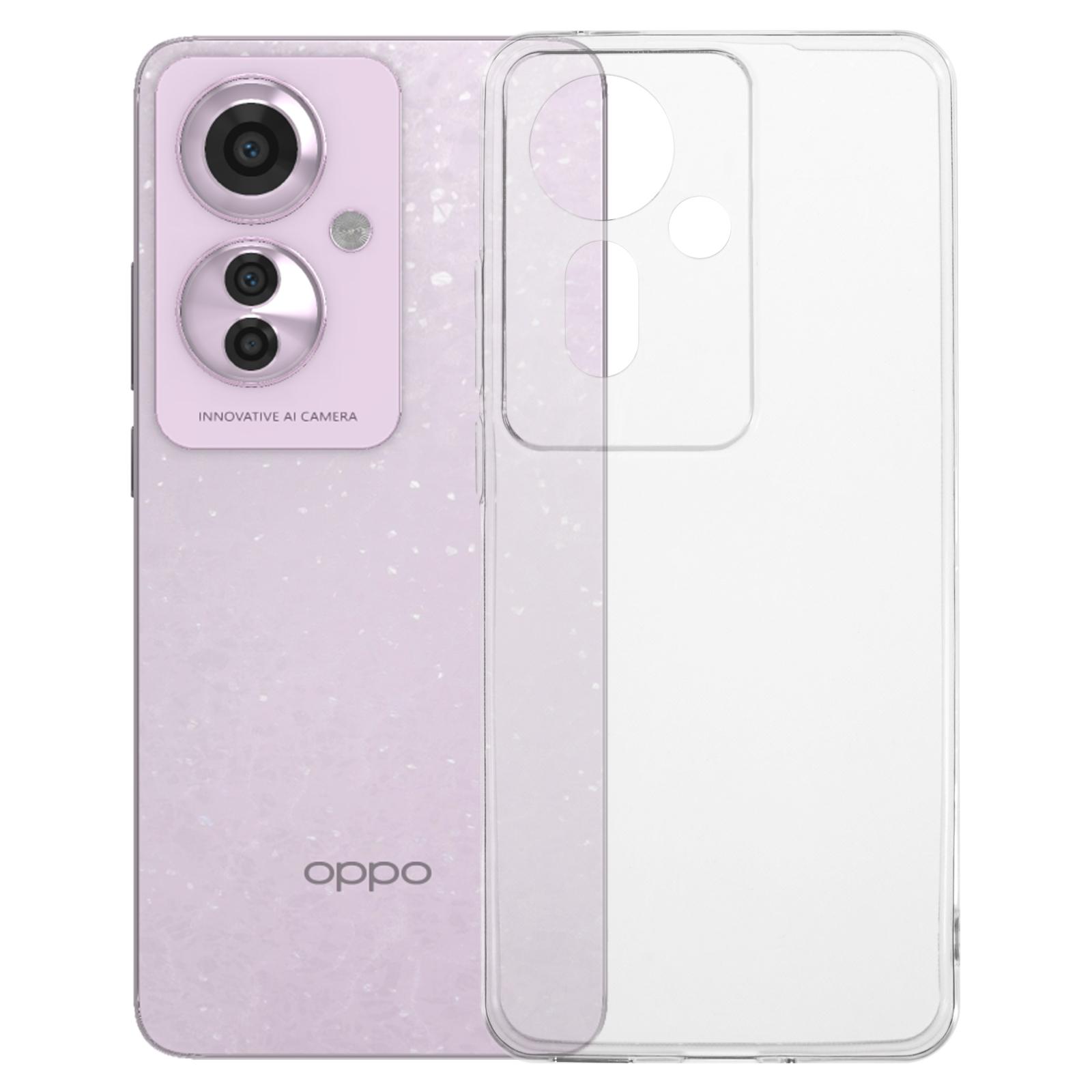 

Для Oppo Reno11 F 5G прозрачный чехол глянцевый без водяных знаков мягкий TPU чехол для телефона A
