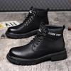 Winter New Martin Boots Men's Fleece Thickened Warm Cotton Boots High Top Cotton Shoes Men's