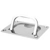 Boat Deck Hatch Flush Handle 316 Stainless Steel Square Corrosion Resistant Mirror Polished Surface