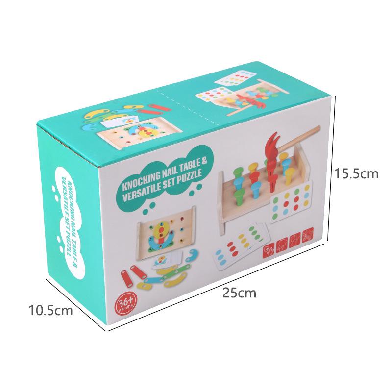 2-in-1 Children's Educational Color Matching Puzzle Set