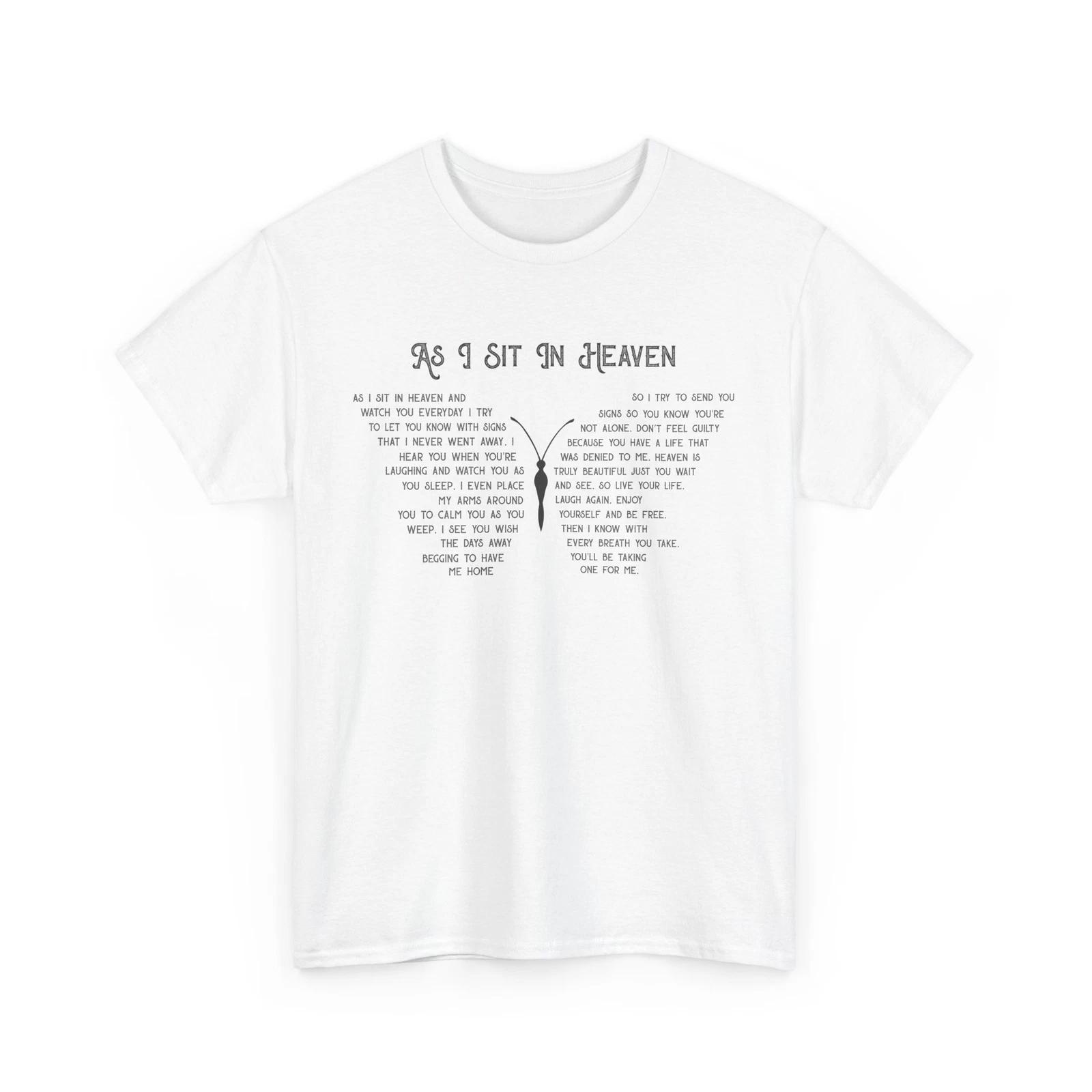 

As i sit in heaven - Oversized Butterfly Graphic Tee Women’s Aesthetic Boho 4XL