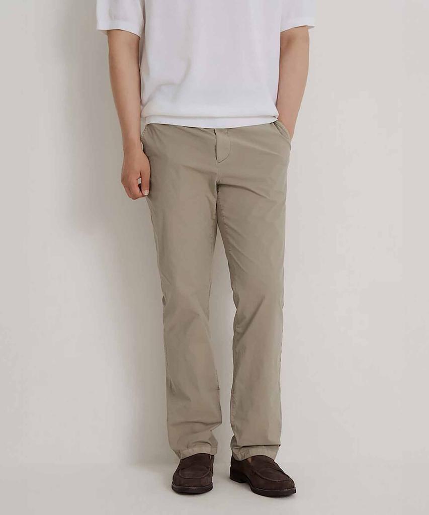 Binpolmen Summer Garment-Dyed Standard Fit Pants Khaki
