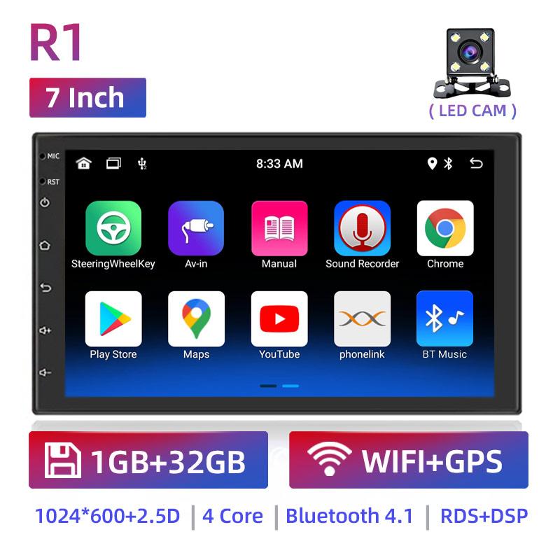 2 Din Android 13 Car Radio Autoradio 7 9 10 13.1 Inch Universal WIFI GPS  Audio Multimedia Player For Nissan Toyota Kia Honda