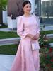 2025 Summer Pink French Fairy Slimming Long Dress