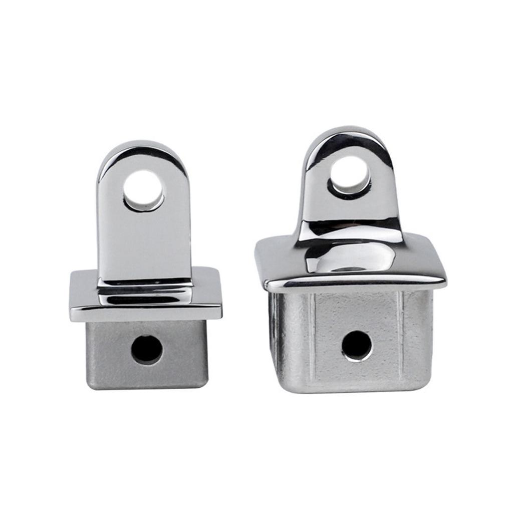 28mm/32mm Sliding Cap Marine Bimini Fitting for Awning Square Tubing Top Eye End Cap Marine Hardware Parts Easy Install