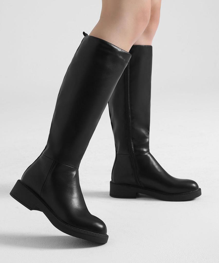 Chaakan Bella Basic Round Long Boots Blltr4E849