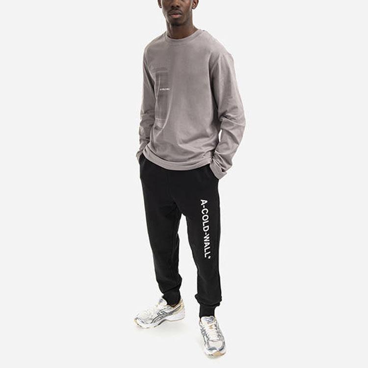 A-COLD-WALL* Diffusion Graphic Long Shirt Tee 'Mid Grey' Men's ACWMTS087-MIDGRE