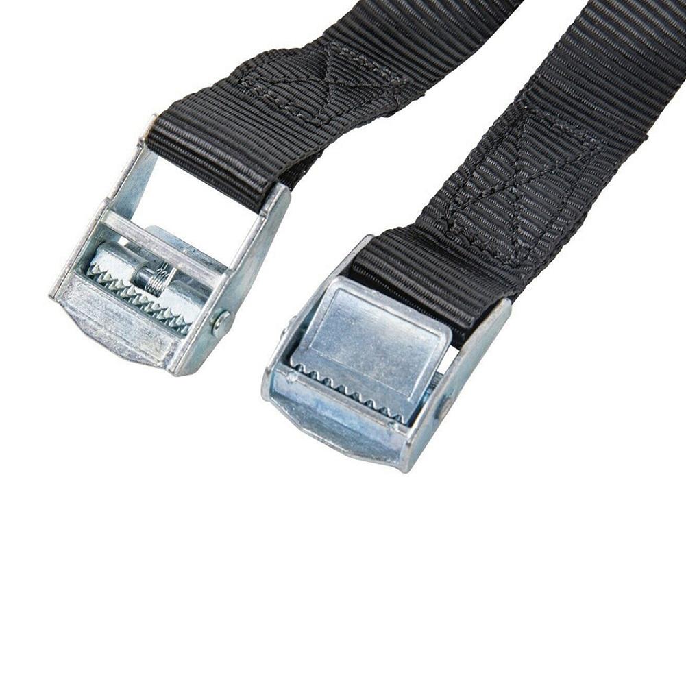 Cargo Straps Lashing Strap Zinc Alloy Nylon 4PCS Balck With Cam Buckle Ratchet Tie Downs Strapping Cargo Trailer Management