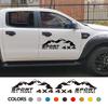 Car Sticker Pickup 4X4 Sport Off Road Graphcics Mountain Decal For Ford F150 Ranger Chevrolet Silverado Dodge Ram Isuzu Dmax