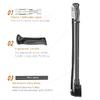 WEST BIKING Portable High-pressure 300psi Bike Air Pump with Gauge for Fork & Rear Suspension Shock Absorber Mountain Bicycle