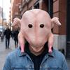 Party Supplies Realistic Turkey Chicken Latex Mask Funny Novelty Chicken Headgear Soft Animal Latex Headgear Party