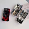 UP6 Transparentes Handyhülle mit Wolf-Motiv für Samsung Galaxy A04 A04S A14 A23 A34 A54 M23 M33 M52 M53