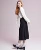 Manavis Seven Black Pleated Skirt