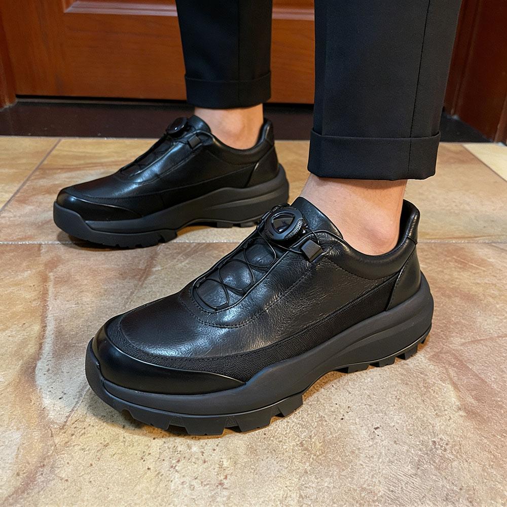 Mocassini da uomo in vera pelle Scarpe casual Comode Slip-on Tomaia in pelle morbida traspirante Fodera in pelle 38-44