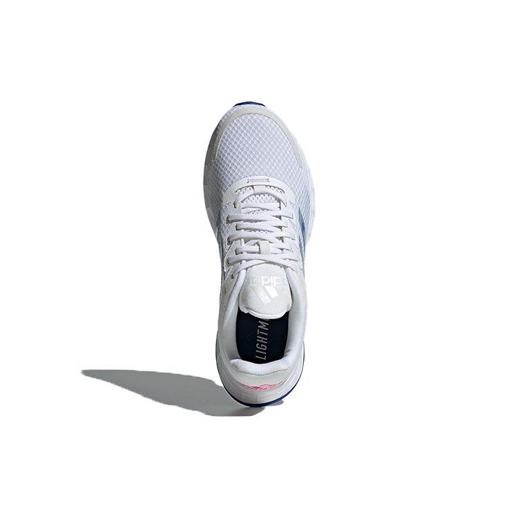 adidas Duramo Sl Comfortable Textile, Synthetic Leather Low Top Running Shoes Women's White Blue FY6710