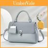 Solid Color Fashion Small Crossbody Bag With Soft Pu Material And Card Holder Pocket