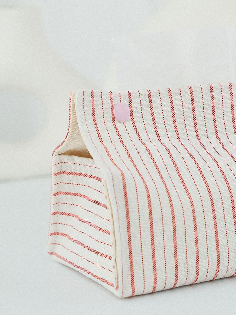 Stylish Cotton & Linen Tissue Box Cover for Living Room, Coffee Table, or Car