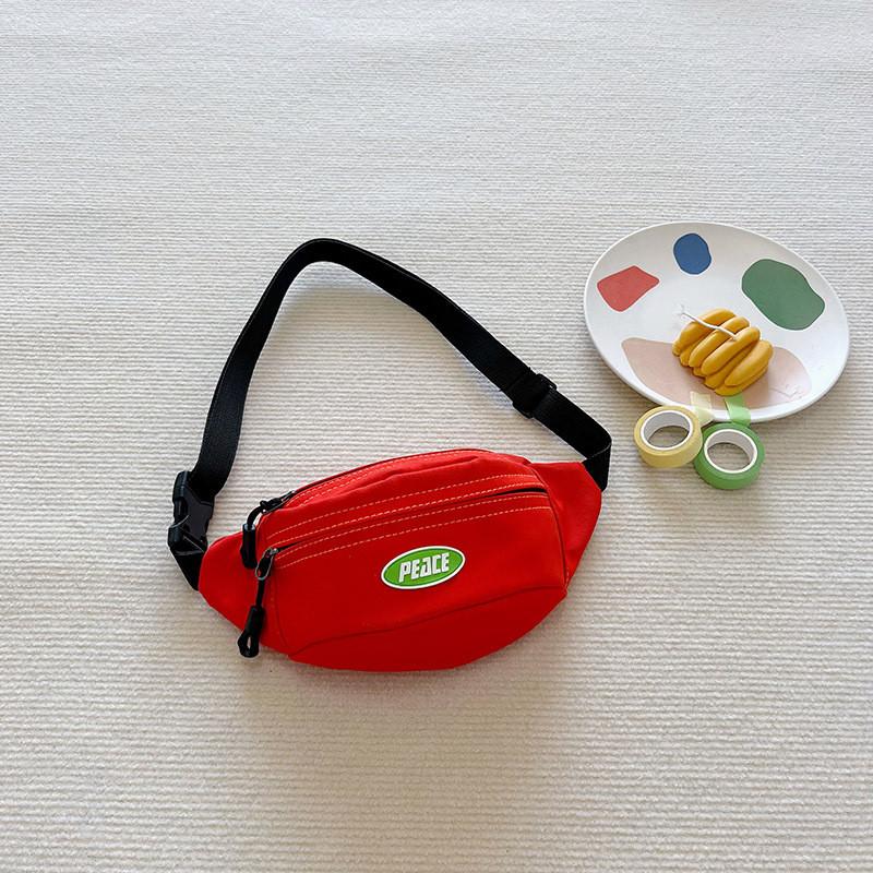 Stylish Korean Version Childrens Canvas Coin Purse For Boys And Girls Everyday Use оранжевый