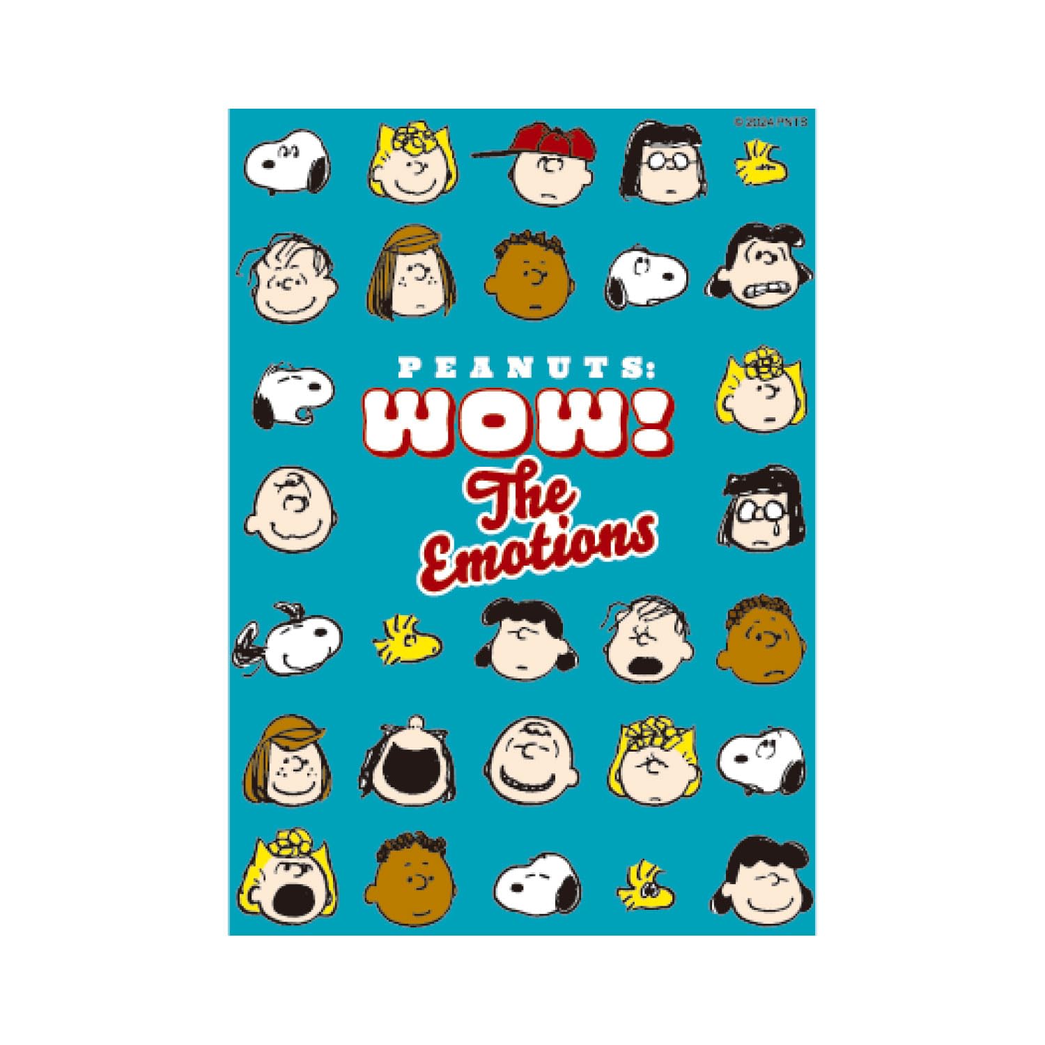 

Маленький плакат-наклейка PEANUTS Лицо Снупи