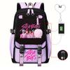 Anime Cartoon Printing High Value Student Spine Protection Schoolbag Going Out Leisure Backpack With Usb