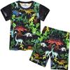 Cartoon Digital Printing, Children'S Loungewear, Short-Sleeved Set 9041