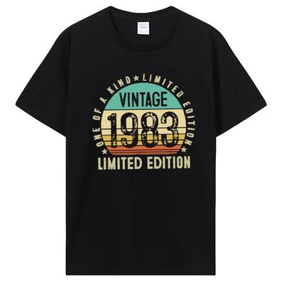 Das beste Geburtstagsgeschenk aller Zeiten T-Shirt für Unisex und Frauen Alte Geschenke Vintage 1983 Limited Edition Geburtstag T-Shirt Baumwolle Tees